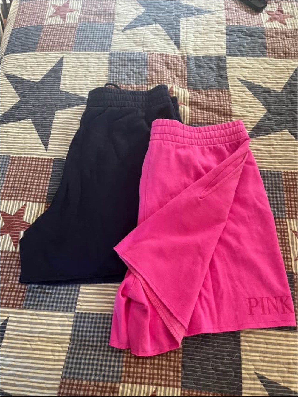 Victoria's Secret PINK Blue and Hot Pink Shorts